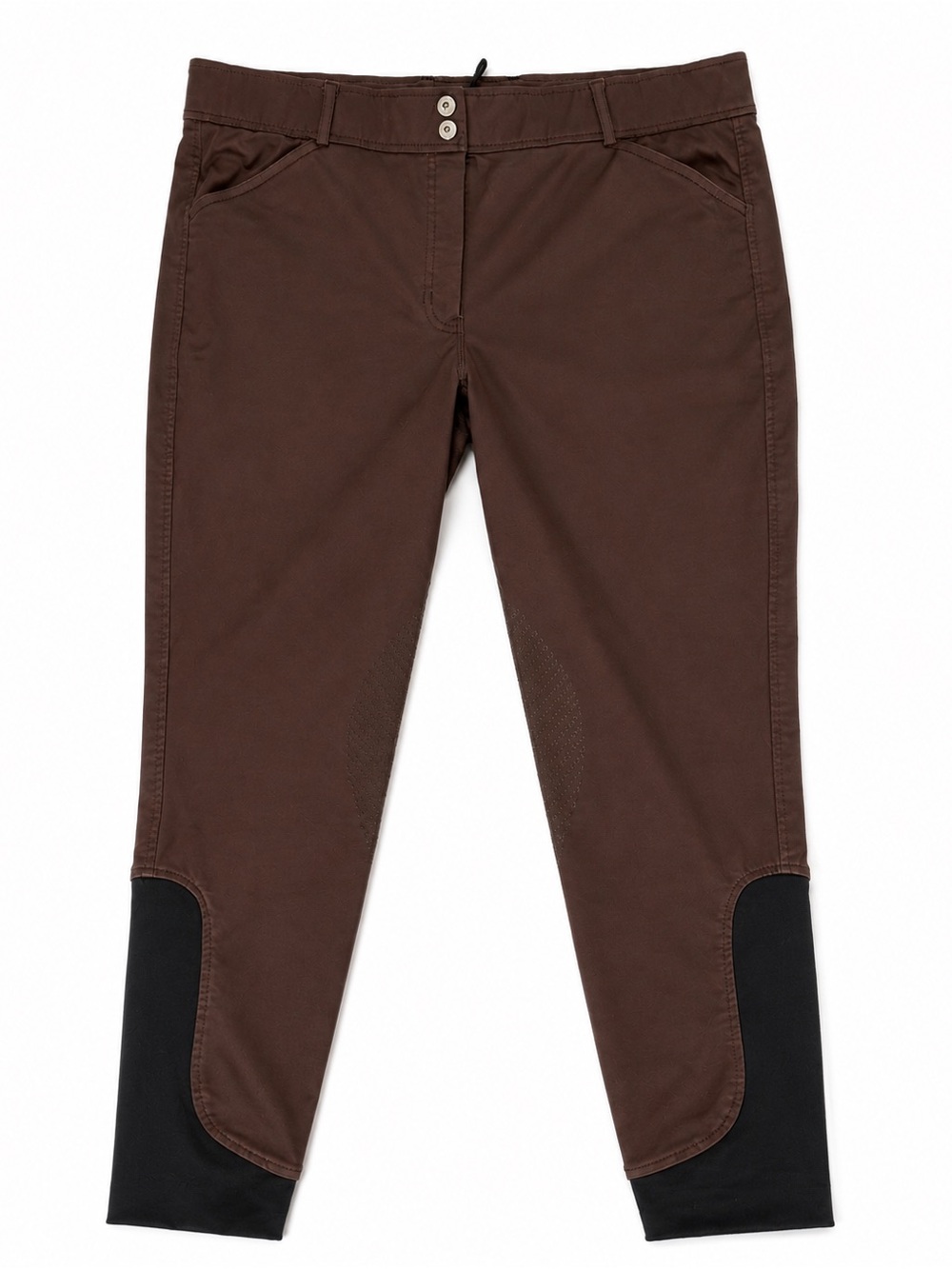 Dover Saddlery Breeches Women 34 Brown Knee Patch Riding Pants